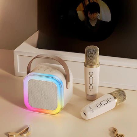 Portable Wireless Karaoke with RGB LED Lights