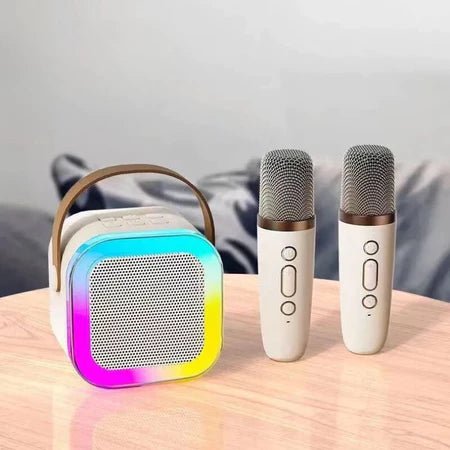 Portable Wireless Karaoke with RGB LED Lights